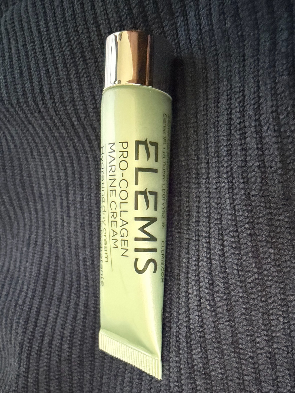 ELEMIS Pro-Collagen Marine Cream Tube in Pale Green with Gold Cap